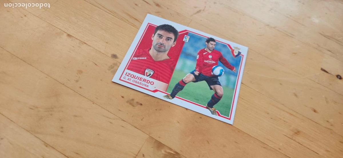 Cromos de f&uacute;tbol: izquierdo - Osasuna - Liga Este 2007 2008 - 07 08 - Sin pegar - Trading Card