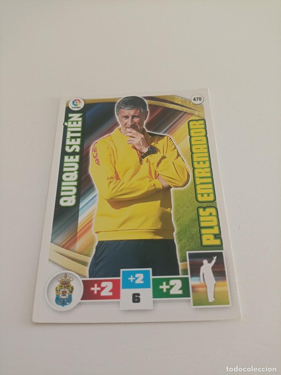 Cromos de f&uacute;tbol: Adrenalyn 2015/16 Quique Setien Las Palmas
