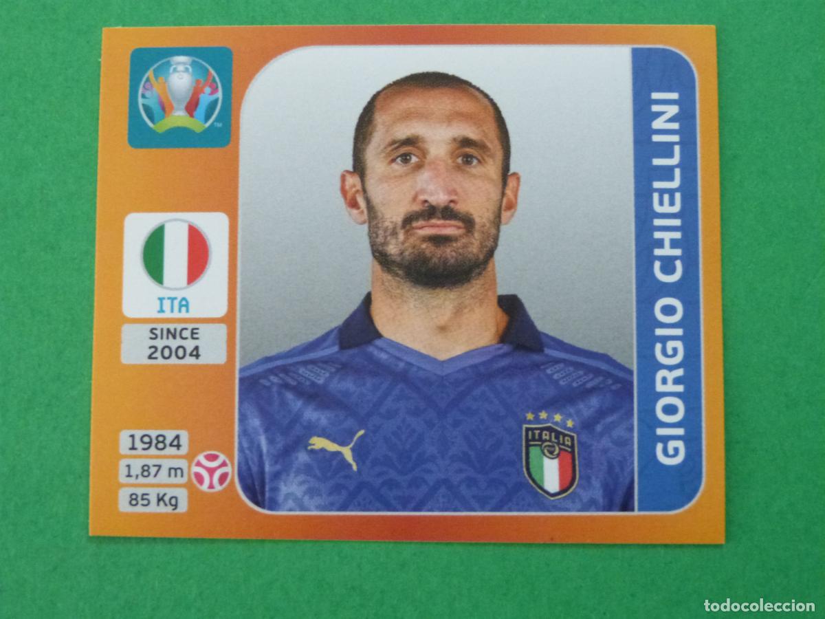 Cromos de f&uacute;tbol: CROMO FUTBOL CHIELLINI ITALIA SIN PEGAR N&ordm; 17 TOURNAMENT EDITION EURO EUROCOPA 2020 PANINI