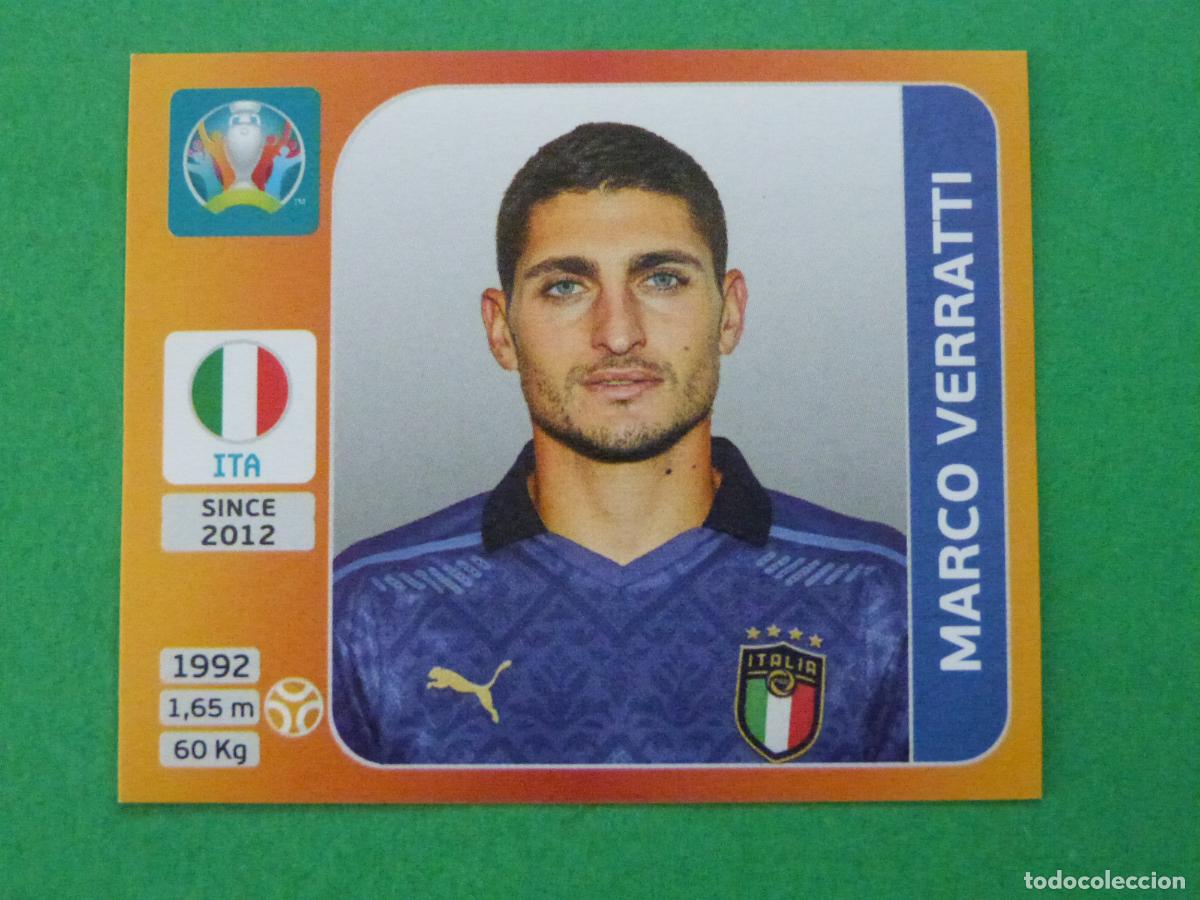 Figurine di Calcio: CROMO FUTBOL VERRATTI ITALIA SIN PEGAR N&ordm; 24 TOURNAMENT EDITION EURO EUROCOPA 2020 PANINI