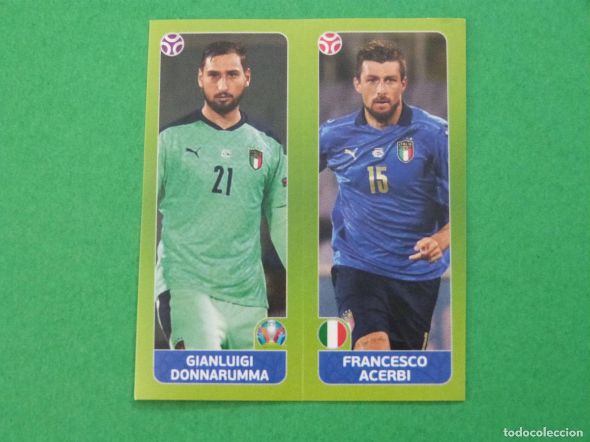 Figurine di Calcio: CROMO FUTBOL DONNARUMMA-ACERBI ITALIA SIN PEGAR N&ordm; 32 TOURNAMENT EDITION EURO EUROCOPA 2020 PANINI