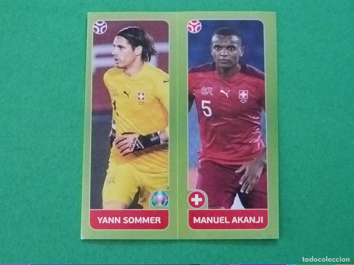 Figurine di Calcio: CROMO FUTBOL SOMMER-AKANJI SUIZA SIN PEGAR N&ordm; 38 TOURNAMENT EDITION EURO EUROCOPA 2020 PANINI