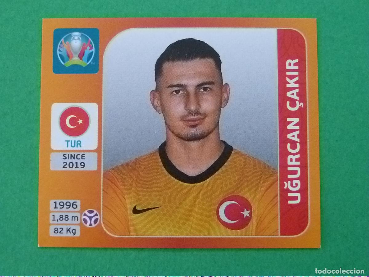 Fu&szlig;ball-Sticker: CROMO FUTBOL UGURCAN &Ccedil;AKIR TURQUIA SIN PEGAR N&ordm; 67 TOURNAMENT EDITION EURO EUROCOPA 2020 PANINI