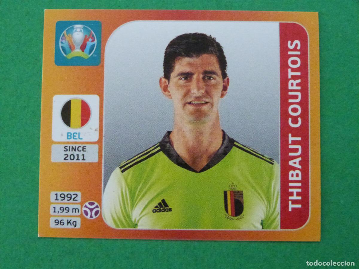 Fu&szlig;ball-Sticker: CROMO FUTBOL COURTOIS BELGICA SIN PEGAR N&ordm; 124 TOURNAMENT EDITION EURO EUROCOPA 2020 PANINI