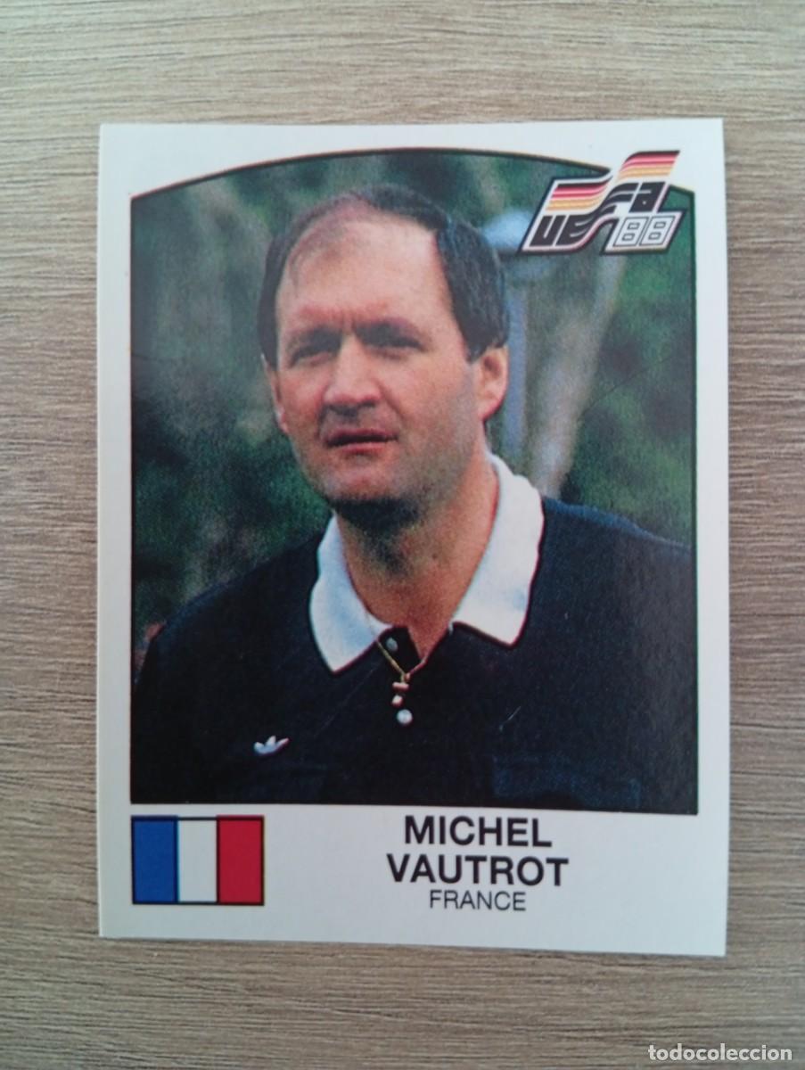 Fu&szlig;ball-Sticker: MICHEL VAUTROT 267 ARBITRO EUROCOPA EURO 1988 88 ALEMANIA NUNCA PEGADO SIN PEGAR