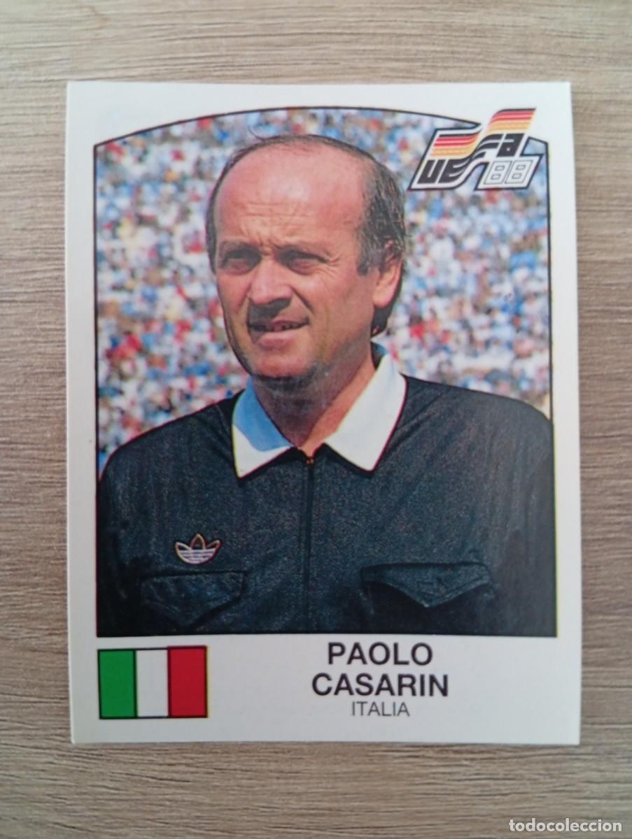 Fu&szlig;ball-Sticker: PAOLO CASARIN 261 ARBITRO EUROCOPA EURO 1988 88 ALEMANIA NUNCA PEGADO SIN PEGAR