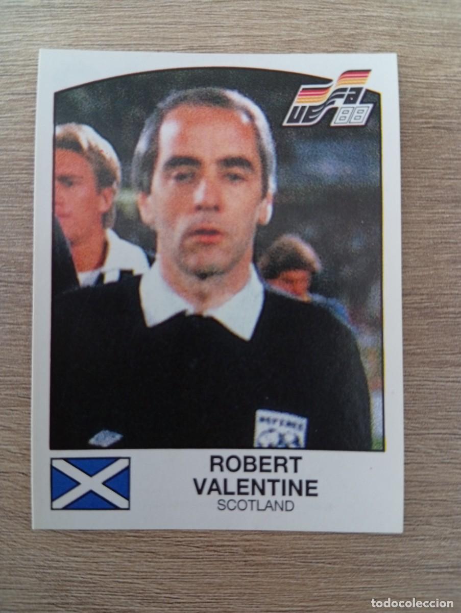 Cromos de f&uacute;tbol: ROBERT VALENTINE 266 ARBITRO EUROCOPA EURO 1988 88 ALEMANIA NUNCA PEGADO SIN PEGAR