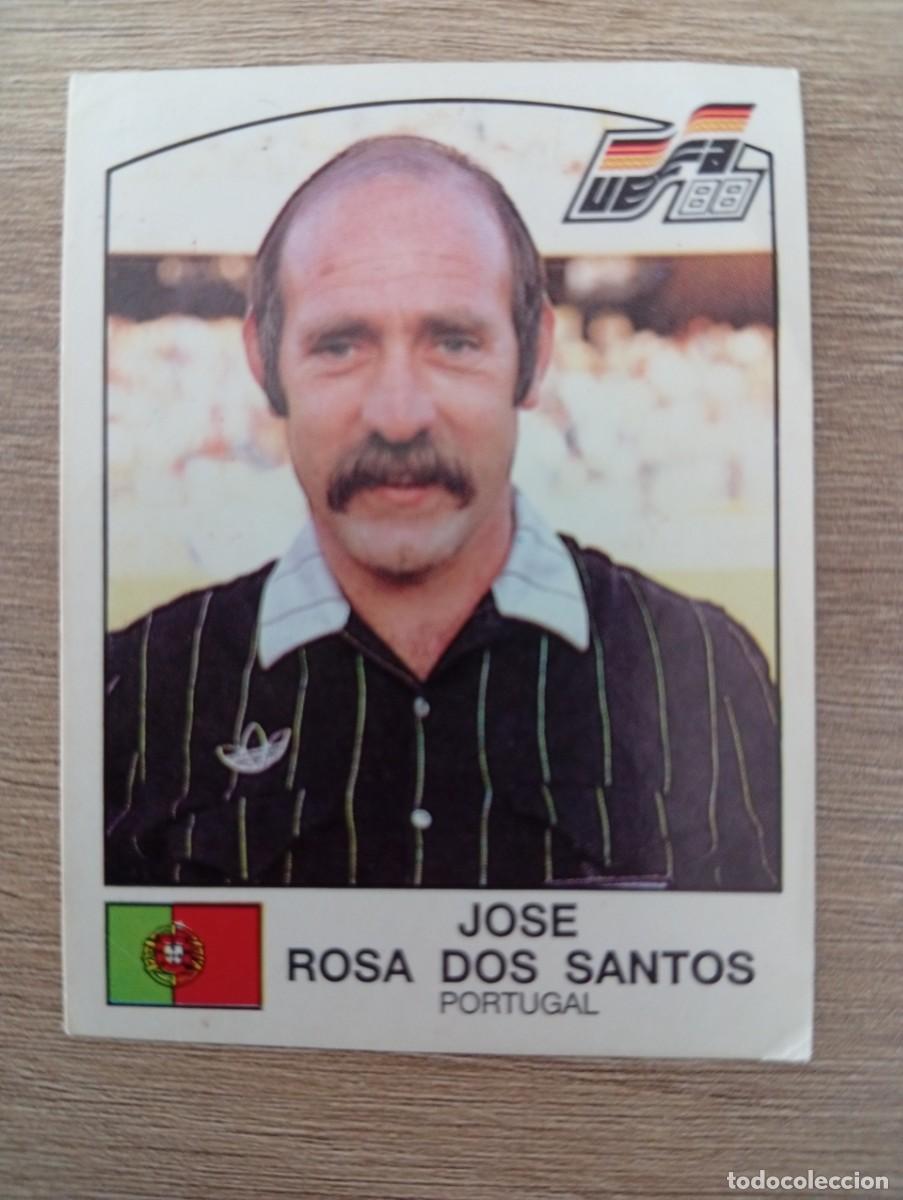 Cromos de f&uacute;tbol: JOSE ROSA DOS SANTOS 265 ARBITRO EUROCOPA EURO 1988 88 ALEMANIA NUNCA PEGADO SIN PEGAR
