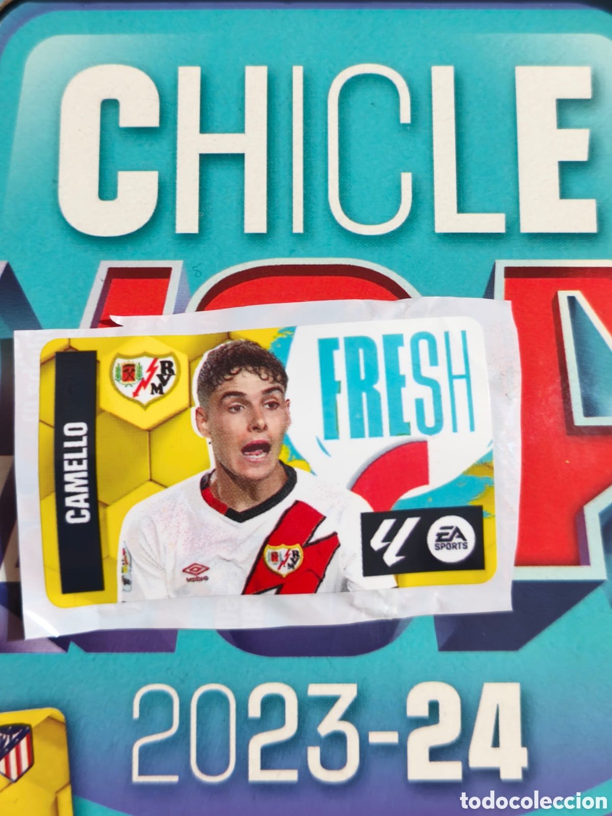 Cromos de f&uacute;tbol: Camello FRESH chicle liga este 23/24 Rayo Vallecano