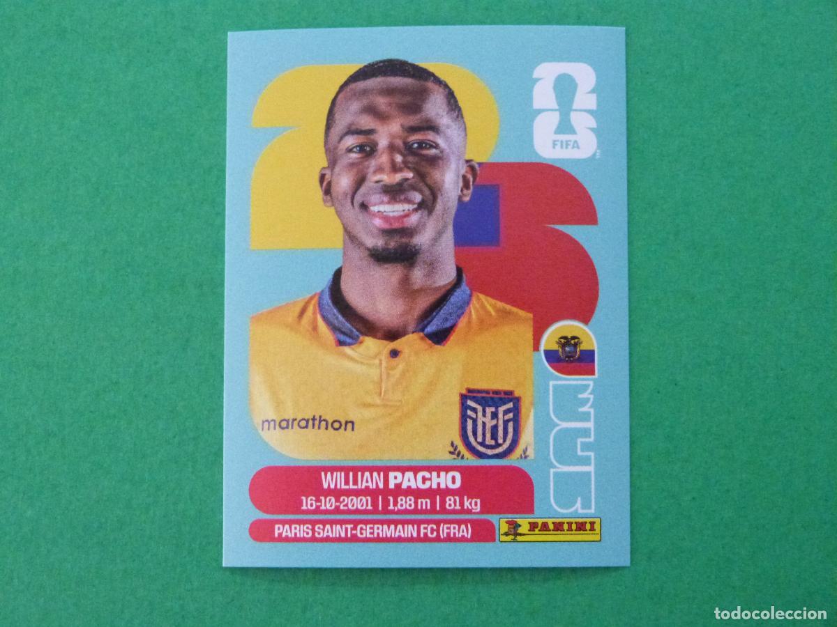 Cromos de Futebol: CROMO FUTBOL PACHO ECUADOR SIN PEGAR N&ordm; 6 ECU 6 MUNDIAL 2026 PANINI