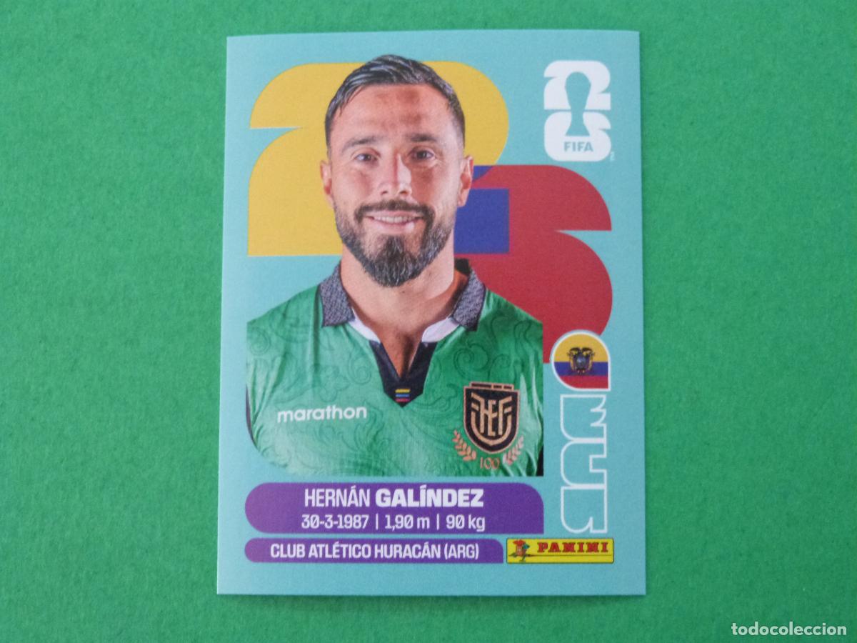 Cromos de Futebol: CROMO FUTBOL GALINDEZ ECUADOR SIN PEGAR N&ordm; 2 ECU 2 MUNDIAL 2026 PANINI