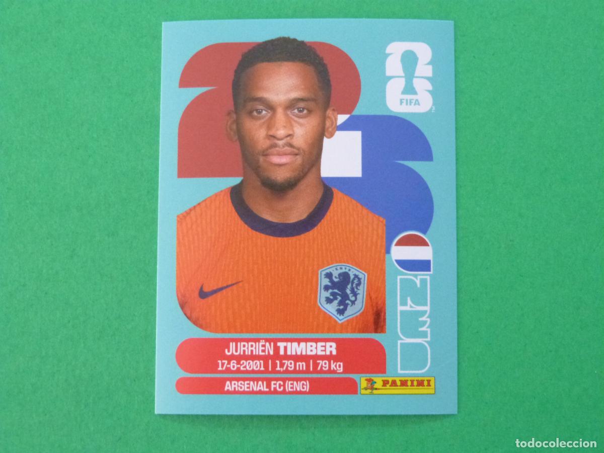 Cromos de f&uacute;tbol: CROMO FUTBOL TIMBER PAISES BAJOS SIN PEGAR N&ordm; 5 NED 5 MUNDIAL 2026 PANINI