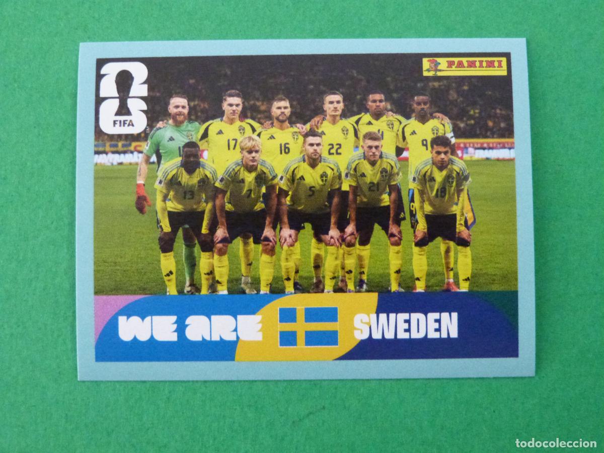 Cromos de f&uacute;tbol: CROMO FUTBOL SELECCION SUECIA SIN PEGAR N&ordm; 13 SWE 13 MUNDIAL 2026 PANINI