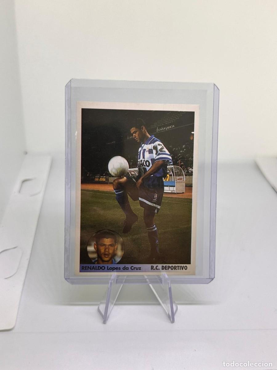 Cromos de f&uacute;tbol: Renaldo 117a RC Deportivo Coloca Dificil Los Mejores Equipos de Europa 96 97 1996 1997 sin pegar