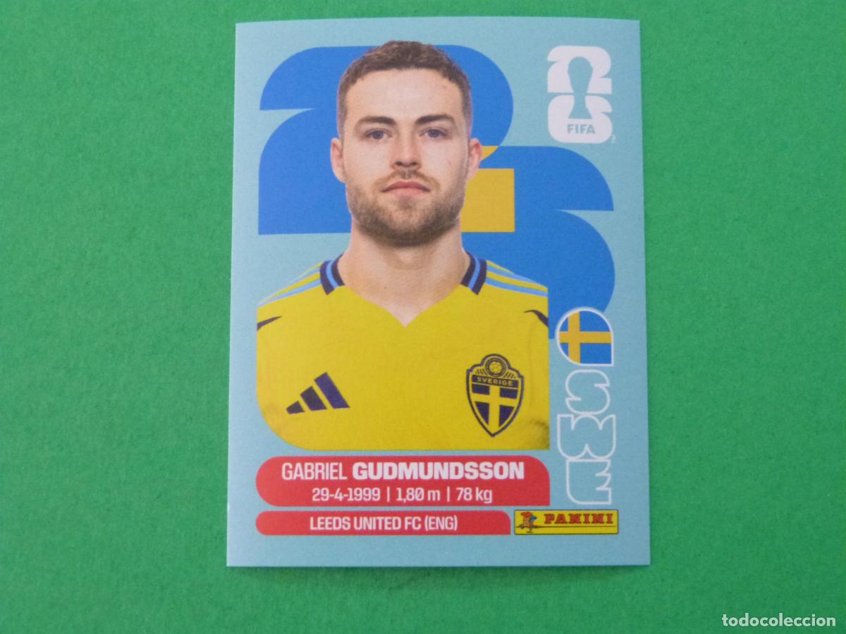 Cromos de f&uacute;tbol: CROMO FUTBOL GUDMUNDSSON SUECIA SIN PEGAR N&ordm; 4 SWE 4 MUNDIAL 2026 PANINI