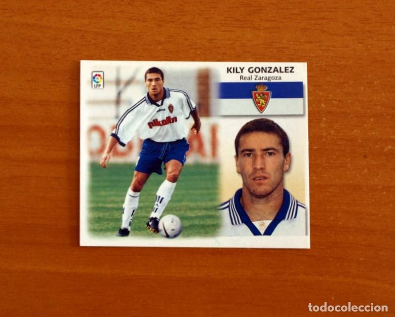 Cromos de f&uacute;tbol: Real Zaragoza - Kily Gonz&aacute;lez - BAJA - Ediciones Este Liga 1999-2000, 99-00 - Nunca Pegado