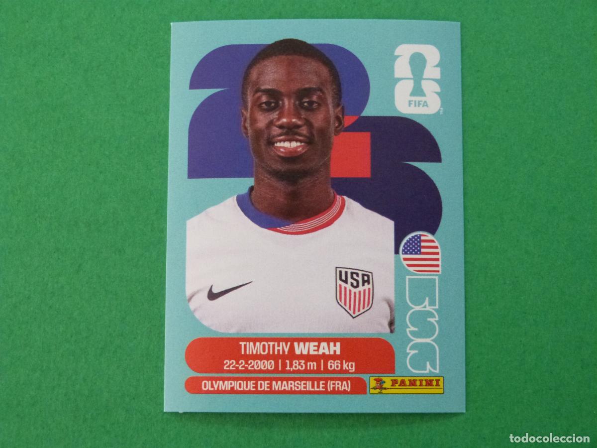 Cromos de f&uacute;tbol: CROMO FUTBOL WEAH ESTADOS UNIDOS SIN PEGAR N&ordm; 12 USA 12 MUNDIAL 2026 PANINI