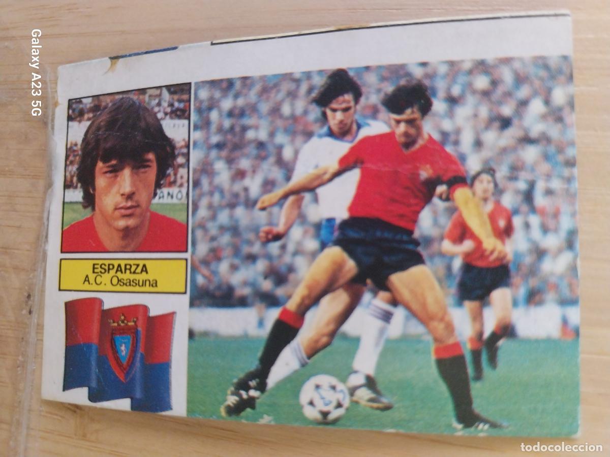 Cromos de f&uacute;tbol: ESPARZA OSASUNA ED ESTE LIGA 1982 82 83 CROMO RECUPERADO ORIGINAL *--*