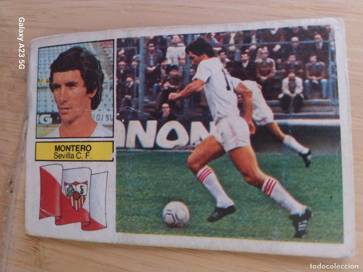 Cromos de f&uacute;tbol: MONTERO SEVILLA ED ESTE LIGA 1982 82 83 CROMO RECUPERADO ORIGINAL *--*