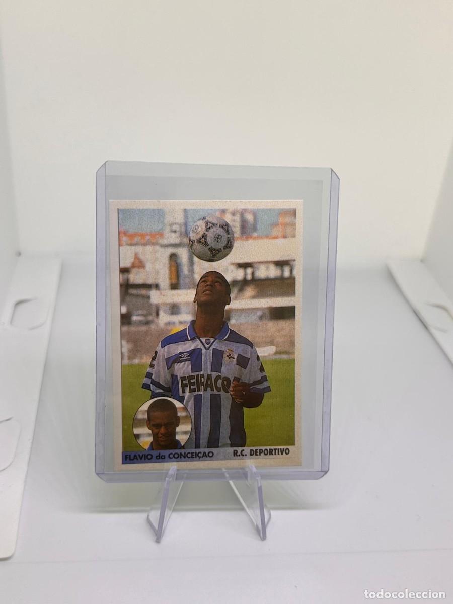 Cromos de f&uacute;tbol: Concei&ccedil;ao 113a RC Deportivo Coloca Los Mejores Equipos de Europa 96 97 1996 1997 sin pegar