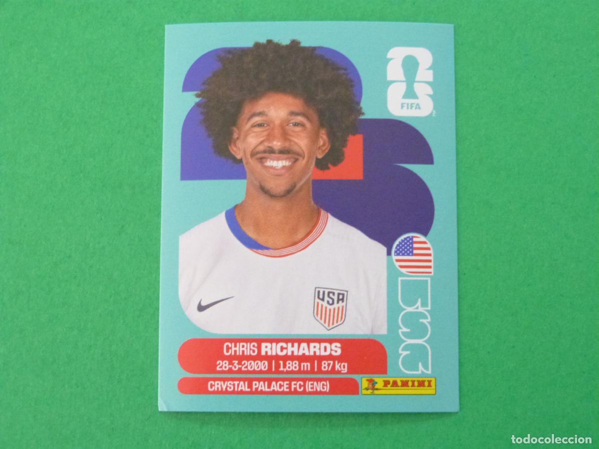 Cromos de f&uacute;tbol: CROMO FUTBOL RICHARDS ESTADOS UNIDOS SIN PEGAR N&ordm; 3 USA 3 MUNDIAL 2026 PANINI