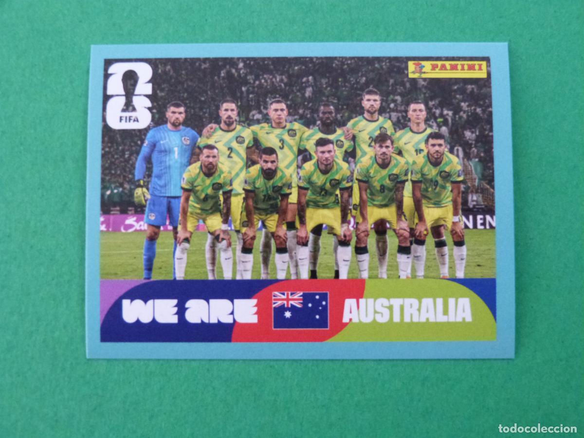 Cromos de f&uacute;tbol: CROMO FUTBOL SELECCION AUSTRALIA SIN PEGAR N&ordm; 13 AUS 13 MUNDIAL 2026 PANINI