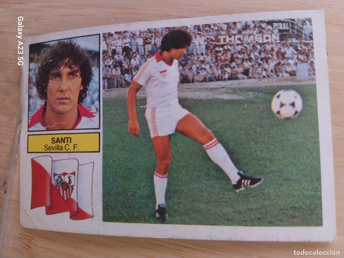 Cromos de f&uacute;tbol: SANTI SEVILLA ED ESTE LIGA 1982 82 83 CROMO RECUPERADO ORIGINAL *--*