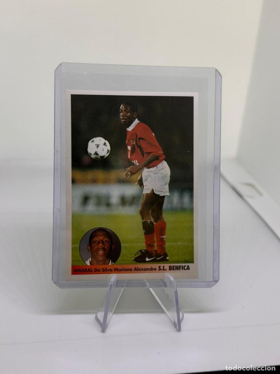 Fu&szlig;ball-Sticker: Amaral 75a SL Benfica Coloca Los Mejores Equipos de Europa 96 97 1996 1997 sin pegar