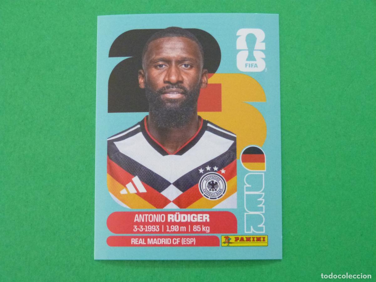 Figurine di Calcio: CROMO FUTBOL R&Uuml;DIGER ALEMANIA SIN PEGAR N&ordm; 6 GER 6 MUNDIAL 2026 PANINI