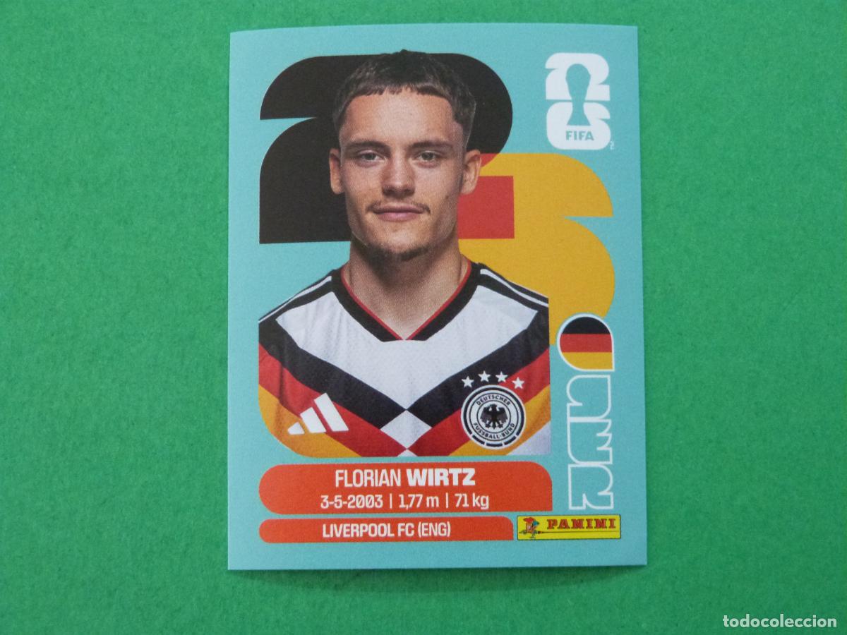 Figurine di Calcio: CROMO FUTBOL WIRTZ ALEMANIA SIN PEGAR N&ordm; 11 GER 11 MUNDIAL 2026 PANINI