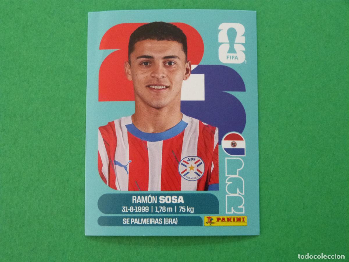 Figurine di Calcio: CROMO FUTBOL SOSA PARAGUAY SIN PEGAR N&ordm; 18 PAR 18 MUNDIAL 2026 PANINI