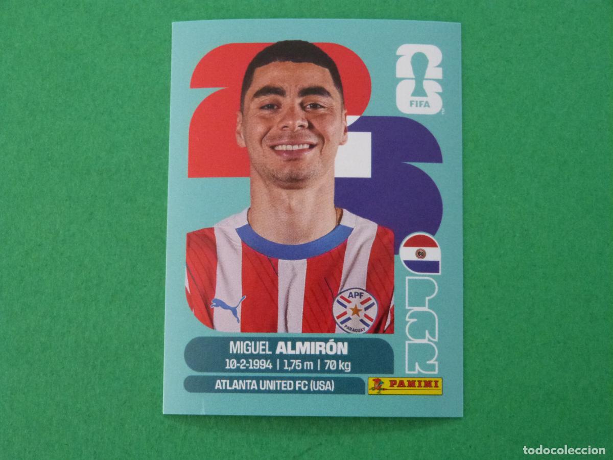 Figurine di Calcio: CROMO FUTBOL ALMIRON PARAGUAY SIN PEGAR N&ordm; 17 PAR 17 MUNDIAL 2026 PANINI