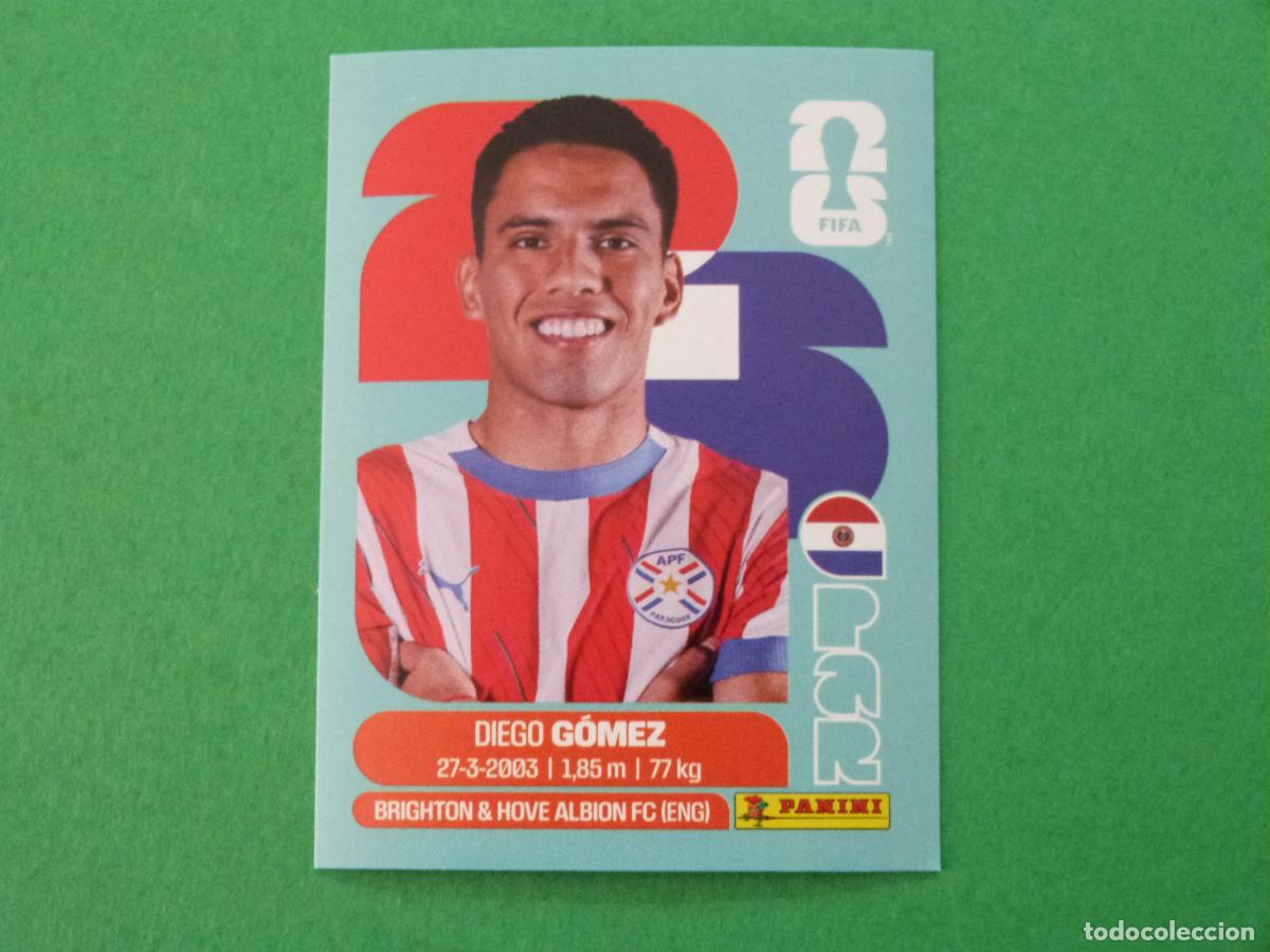 Figurine di Calcio: CROMO FUTBOL DIEGO GOMEZ PARAGUAY SIN PEGAR N&ordm; 10 PAR 10 MUNDIAL 2026 PANINI