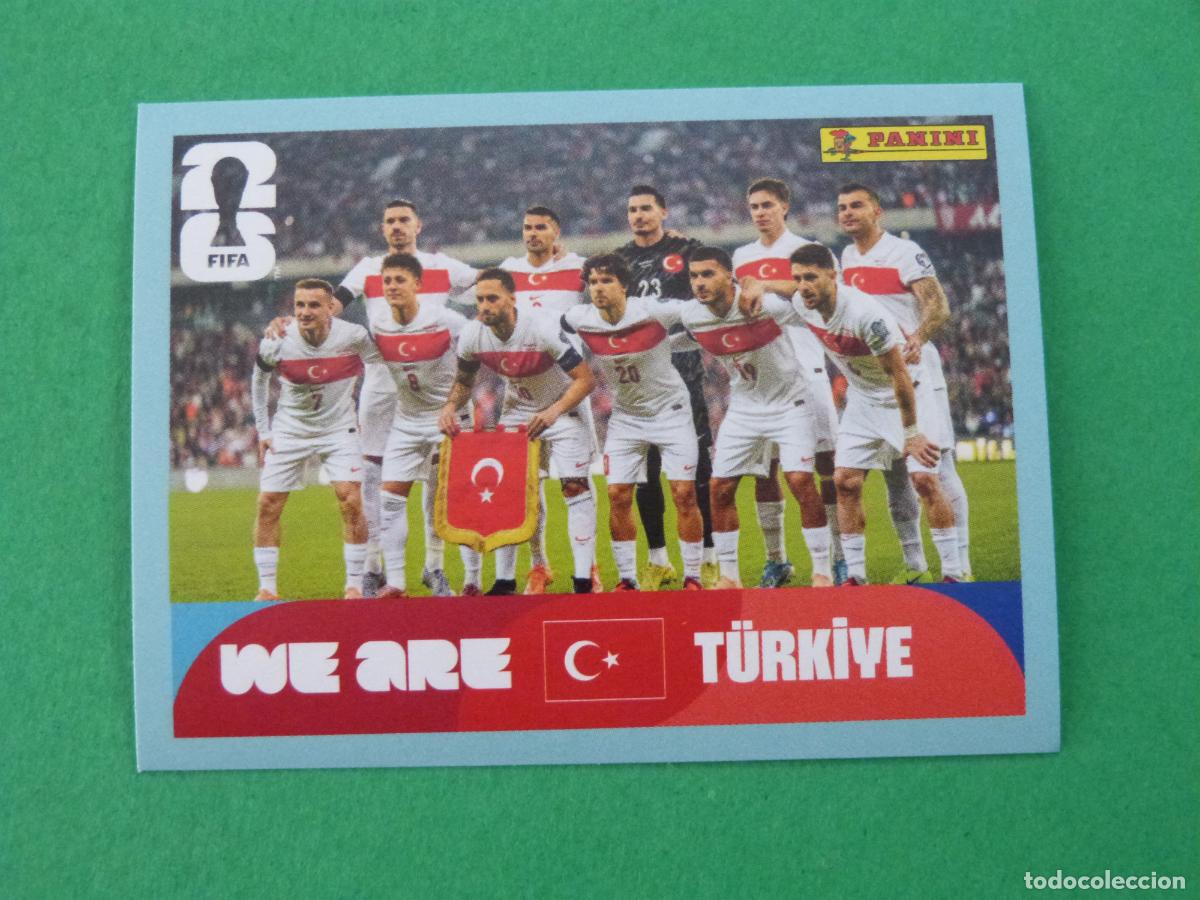 Figurine di Calcio: CROMO FUTBOL SELECCION TURQUIA SIN PEGAR N&ordm; 13 TUR 13 MUNDIAL 2026 PANINI
