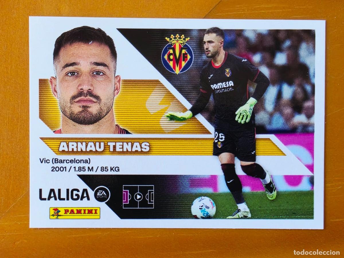 Figurine di Calcio: 4 Arnau Tenas, Villarreal CF, Panini Ediciones Liga Este 2026 2027 26 27 sin pegar