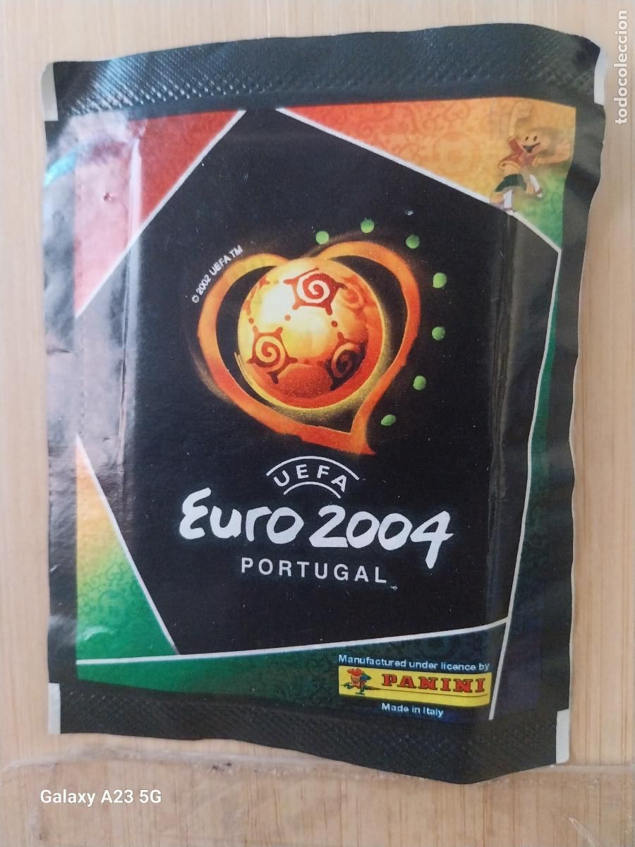 Figurine di Calcio: EURO 2004 PORTUGAR SOBRE SIN ABRIR PANINI ORIGINAL