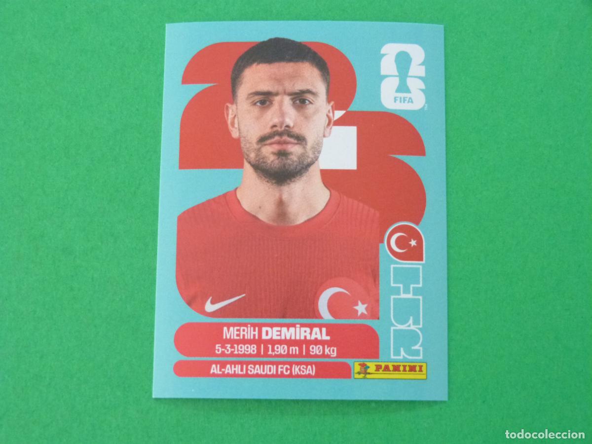 Cromos de f&uacute;tbol: CROMO FUTBOL DEMIRAL TURQUIA SIN PEGAR N&ordm; 7 TUR 7 MUNDIAL 2026 PANINI