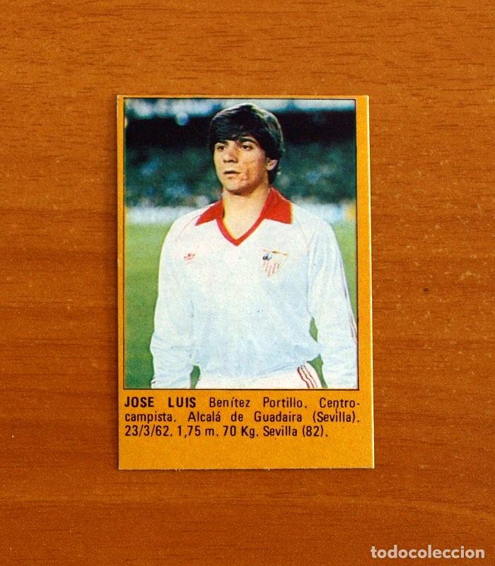 Cromos de f&uacute;tbol: Sevilla - Jos&eacute; Luis -Super F&uacute;tbol - Editorial Roll&aacute;n 1984-1985, 84-85 - Nunca pegado