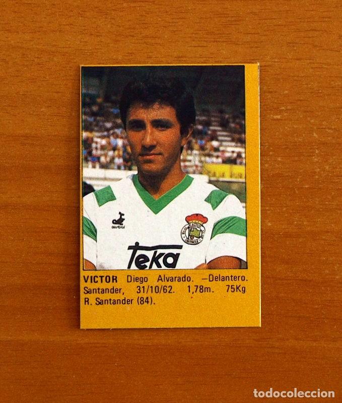 Cromos de f&uacute;tbol: Racing de Santander - Victor -Super F&uacute;tbol - Editorial Roll&aacute;n 1984-1985, 84-85 - Nunca pegado