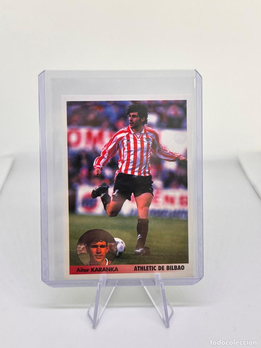 Cromos de f&uacute;tbol: Karanka 278 Athletico de Bilbao Los Mejores Equipos de Europa 96 97 1996 1997 sin pegar