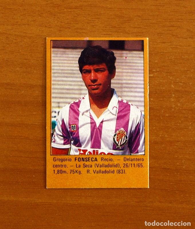 Cromos de f&uacute;tbol: Real Valladolid - Fonseca -Super F&uacute;tbol - Editorial Roll&aacute;n 1984-1985, 84-85 - Nunca pegado