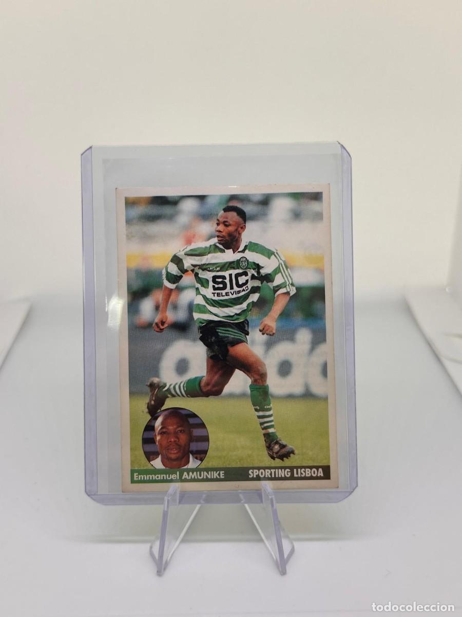 Cromos de f&uacute;tbol: Amunike 271 Lisboa Los Mejores Equipos de Europa 96 97 1996 1997 sin pegar
