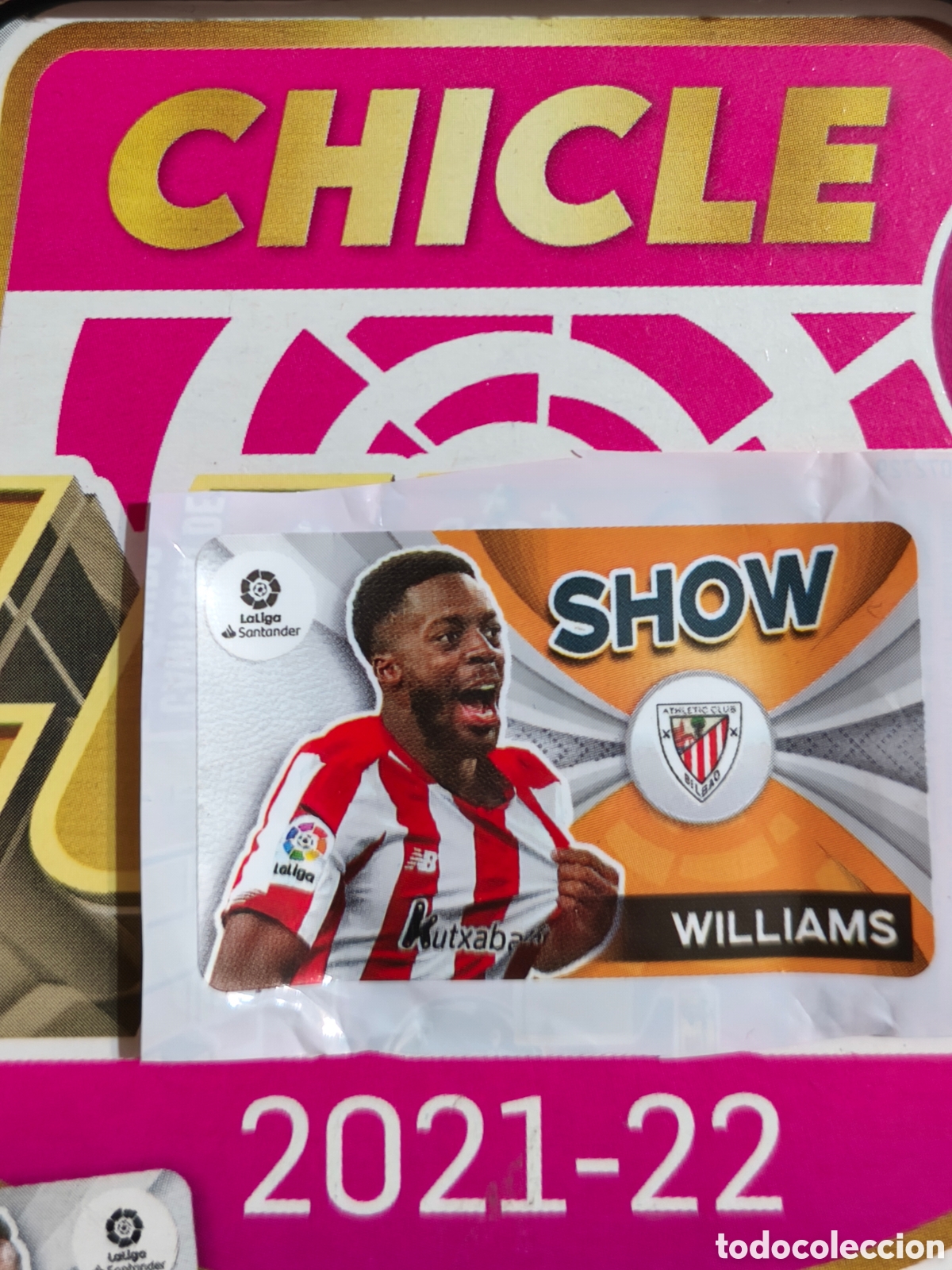 Cromos de Futebol: Williams SHOW chicle liga este 21/22 Athletic Club