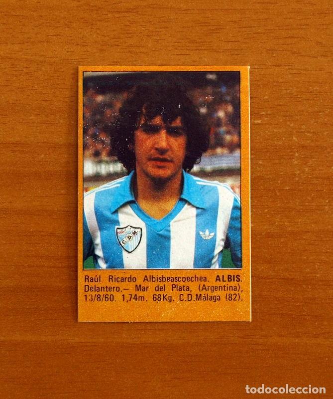 Cromos de Futebol: M&aacute;laga - Albis -Super F&uacute;tbol -Editorial Roll&aacute;n 1984-1985-84-85 -Nunca pegado