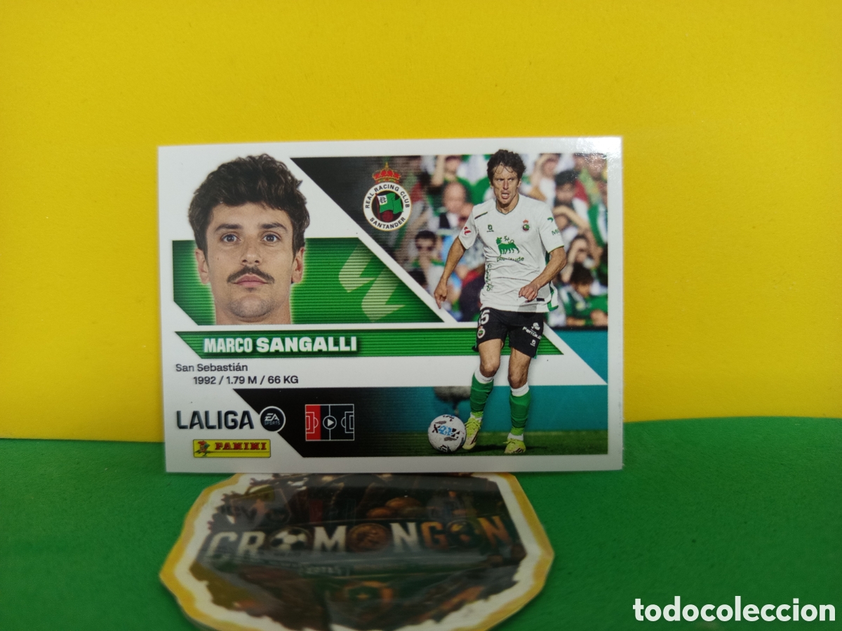 Football Stickers: ❇️ CROMO ⚽ SANGALLI RACING DE SANTANDER LIGA 26 27 2026 2027 EDICIONES ESTE PANINI SIN PEGAR❇️