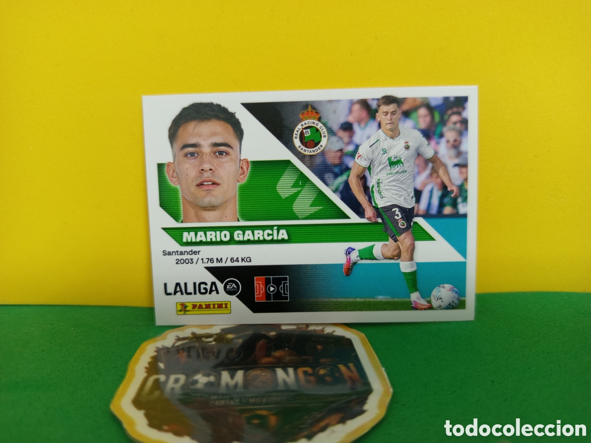 Cromos de Futebol: ❇️ CROMO ⚽ MARIO GARC&Iacute;A RACING DE SANTANDER LIGA 26 27 2026 2027 EDICIONES ESTE PANINI SIN PEGAR❇️