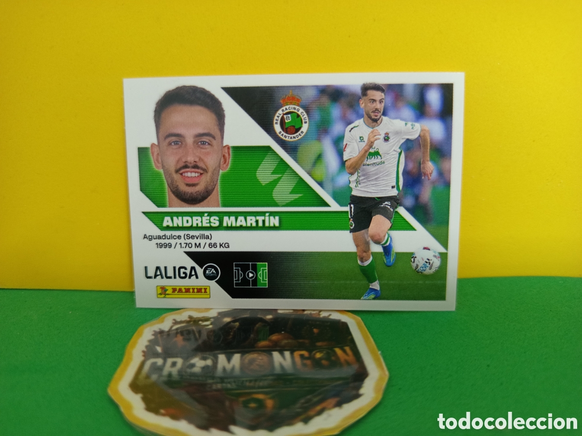 Cromos de Futebol: ❇️ CROMO ⚽ ANDR&Eacute;S MART&Iacute;N RACING DE SANTANDER LIGA 26 27 2026 2027 EDICIONES ESTE PANINI SIN PEGAR❇️