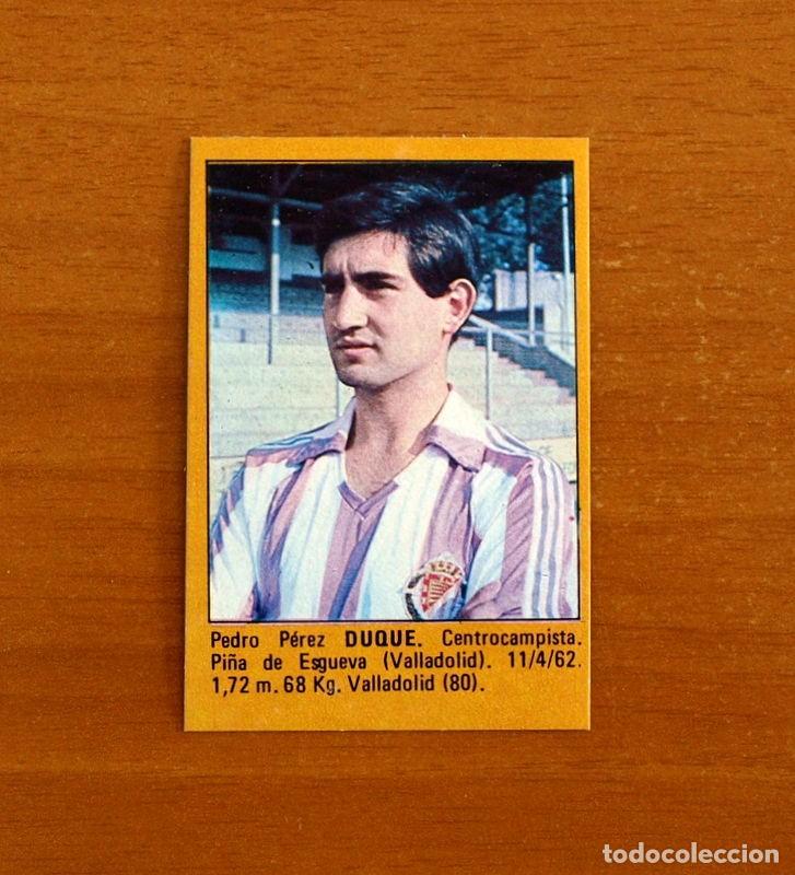 Fu&szlig;ball-Sticker: Real Valladolid - Duque -Super F&uacute;tbol -Editorial Roll&aacute;n 1984-1985-84-85 -Nunca pegado
