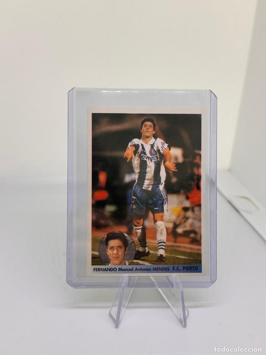 Cromos de Futebol: Fernando Mendes 188a Porto Coloca Los Mejores Equipos de Europa 96 97 1996 1997 sin pegar