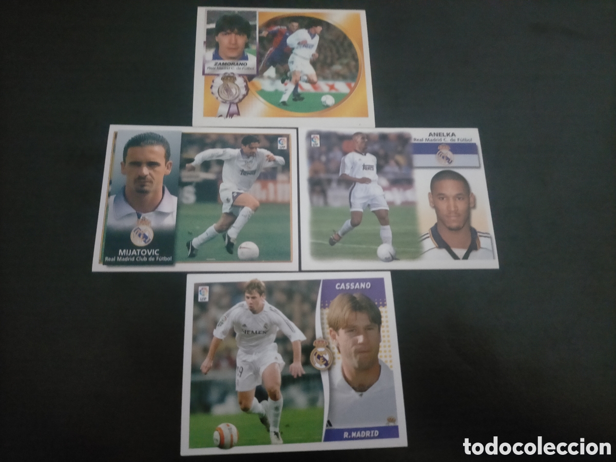 Cromos de f&uacute;tbol: Lote real Madrid liga este sin pegar